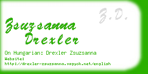 zsuzsanna drexler business card